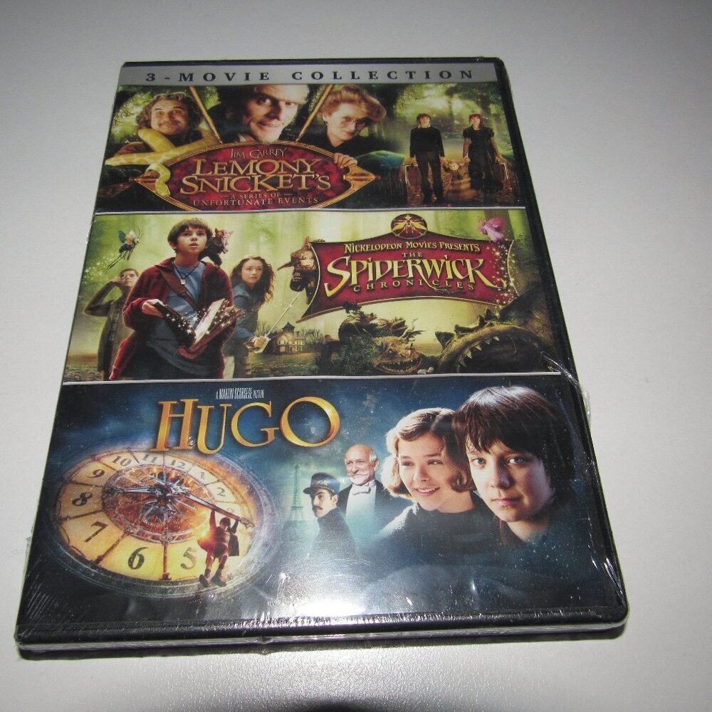 3-Movie DVD Collection – Lemony Snicket’s, The Spiderwick Chronicles, Hugo